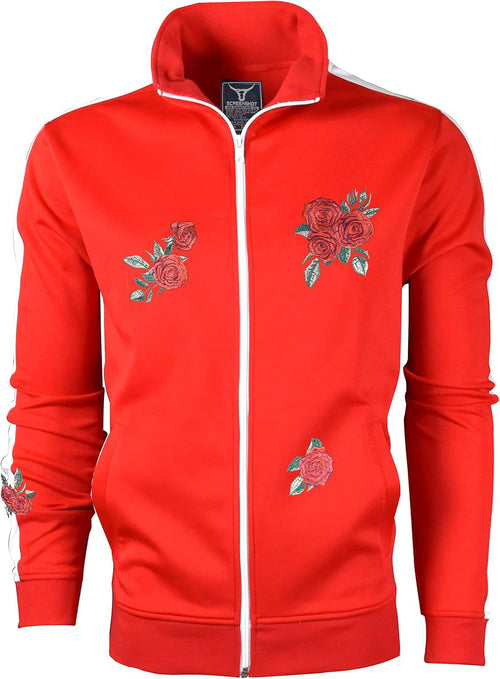 '-TRACK JACKET Mens Urban Hip Hop Premium Track Jacket - Slim Fit Side Taping Sportswear Urbanwear Streetwear Top